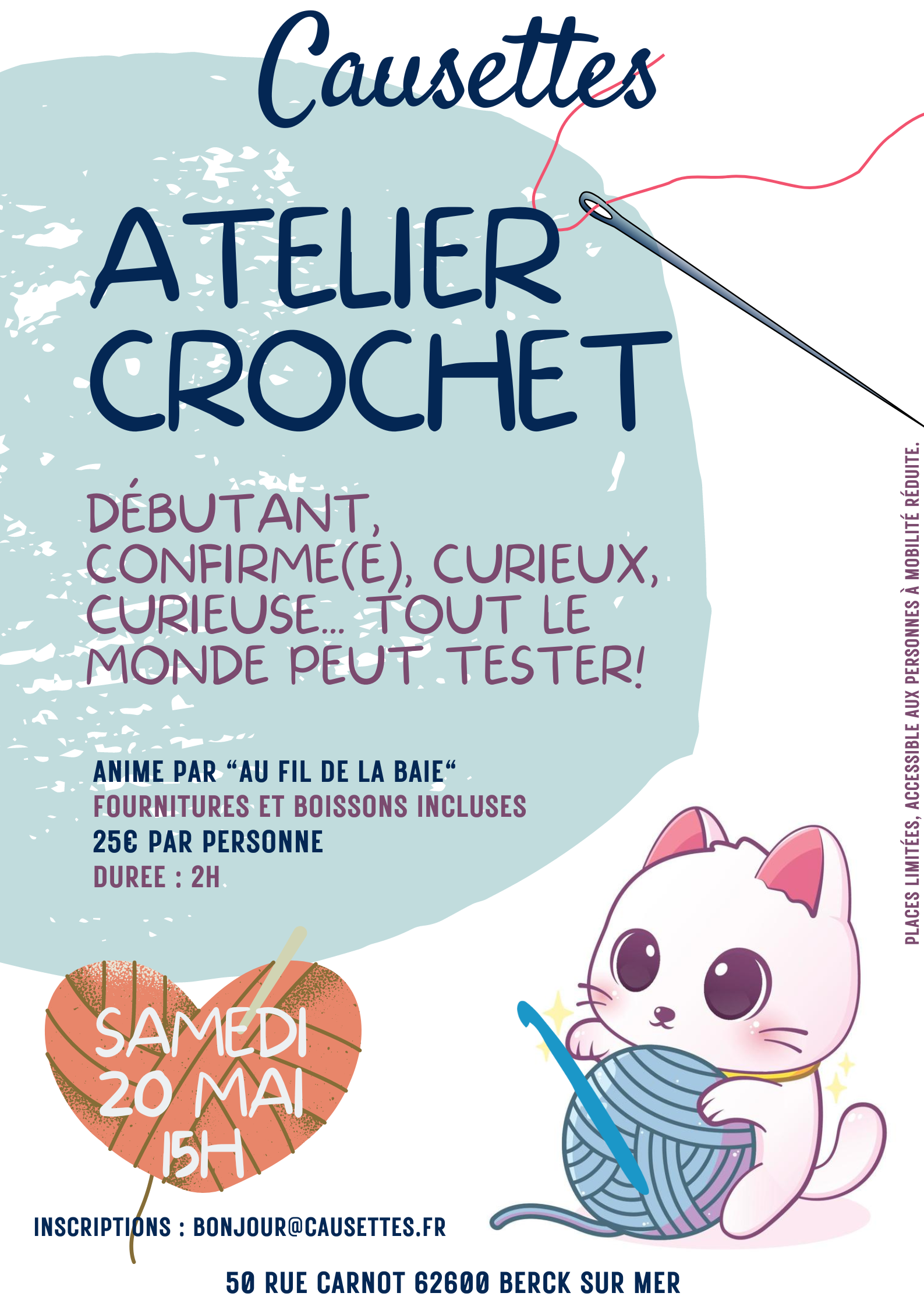 You are currently viewing Atelier Crochet le 20 mai