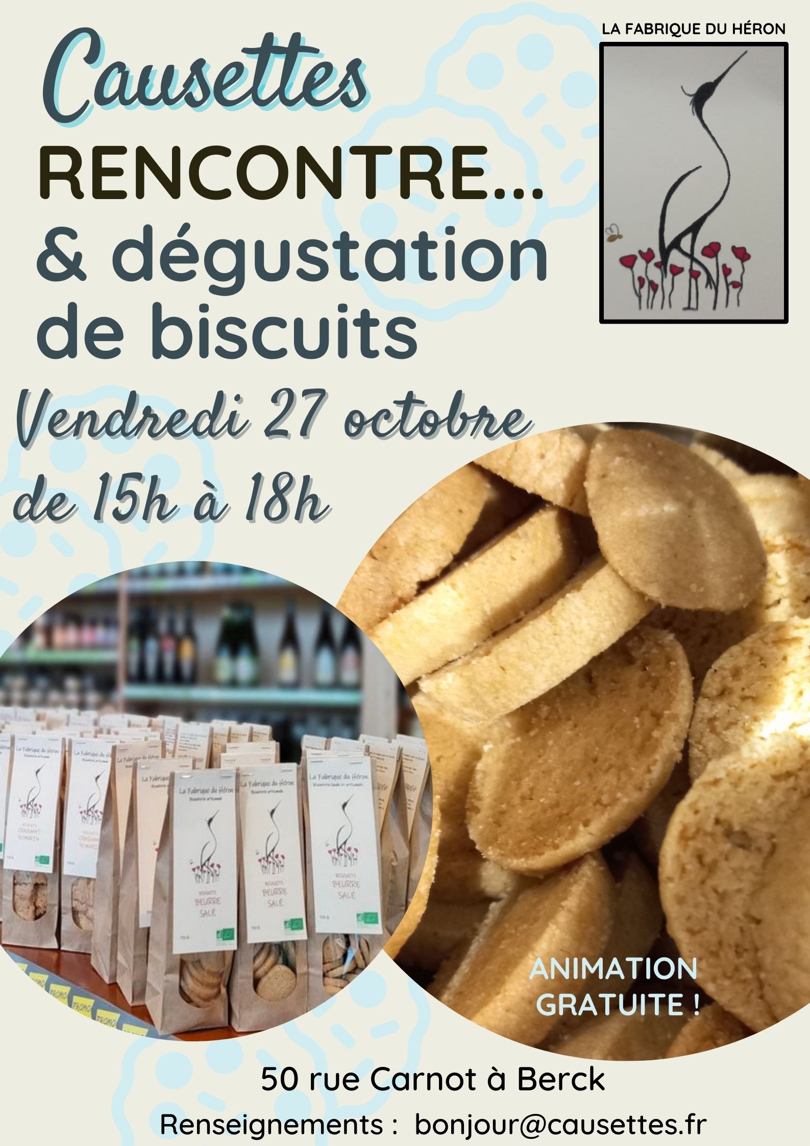 You are currently viewing Rencontre/dégustation de biscuits