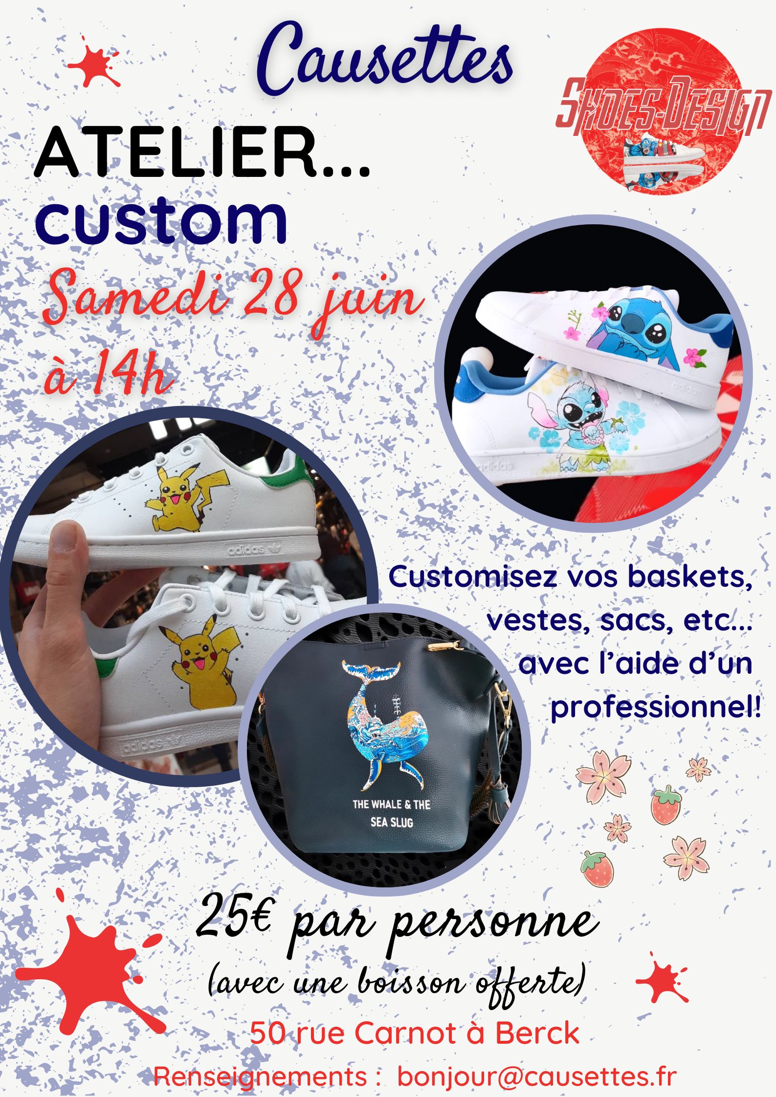 Customisation de baskets (ou sacs) !