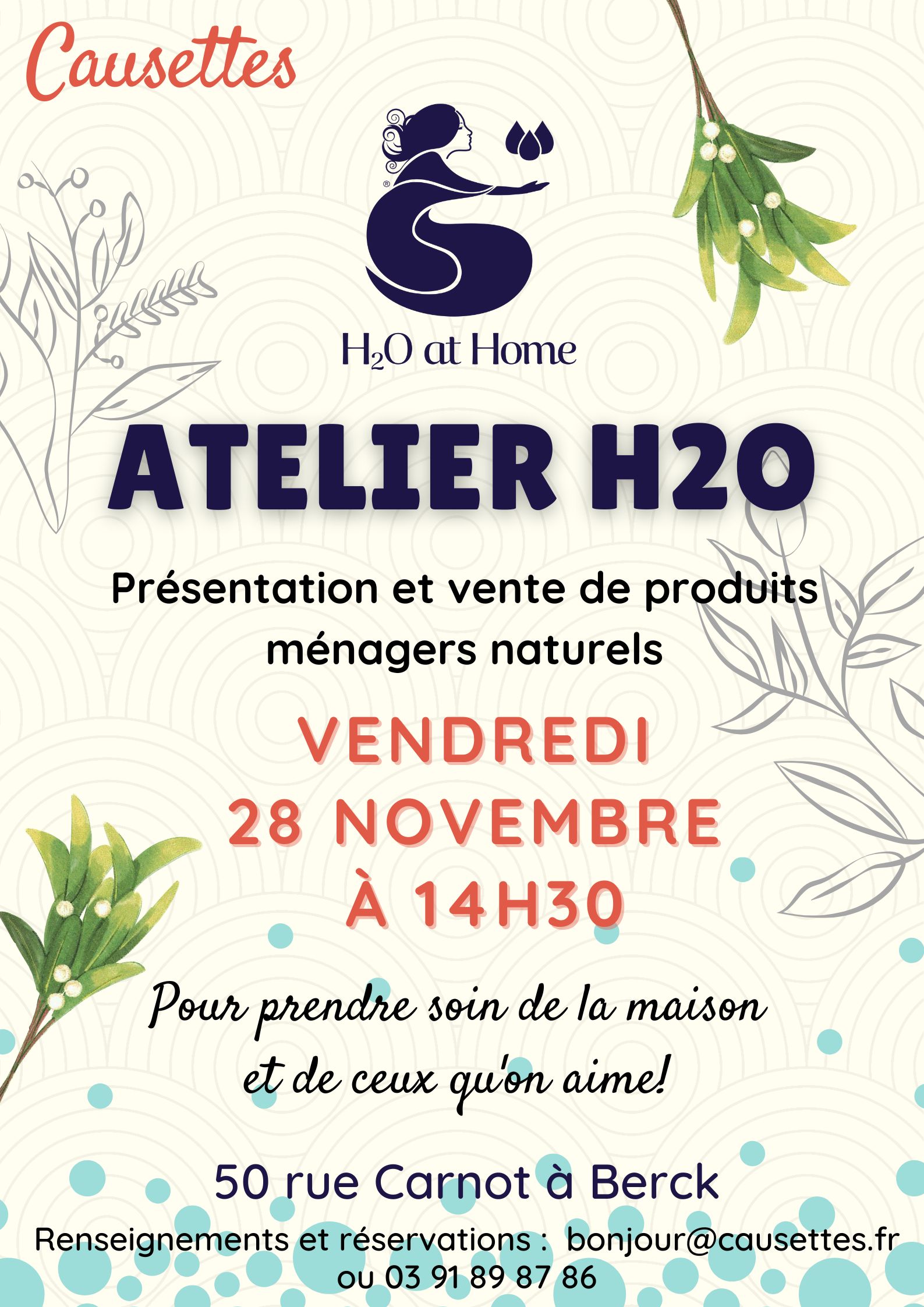 Atelier H2O at home